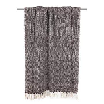 DII Chevron Handloomed Cotton Throw Blanket - Cozy Style