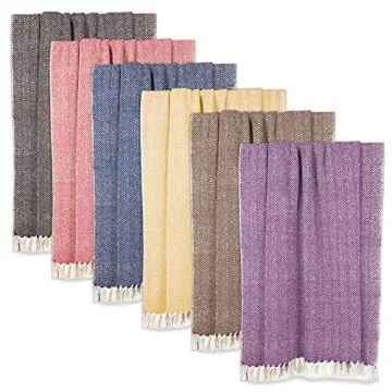 DII Chevron Handloomed Cotton Throw Blanket - Cozy Style