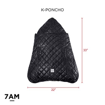 7 AM K-Poncho Baby Carrier Cover for Winter Comfort