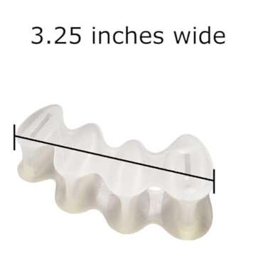 HEALTHY HAPPY LONG LIFE Toe Spacers for Athletes - Correct Your Toes for Foot Fitness, Balance, Plan...