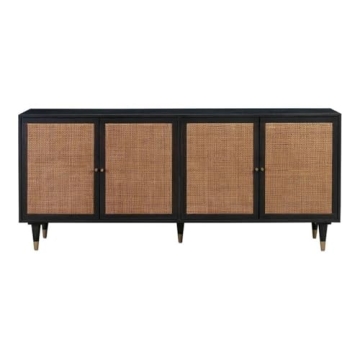 TOV Furniture Sierra 31" H Storage Sideboard in Noir