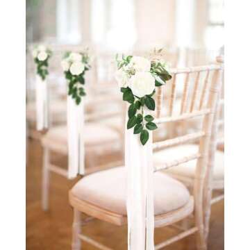 Artificial Rose Flowers, 100 pcs Foam Rose Bulk Ivory Fake flower heads for DIY Wedding Bouquets Rose Wall kissing balls Bridal Shower Centerpieces Arrangements Party Tables Decorations(Ivory)