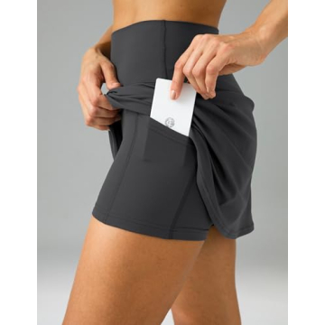 Colorfulkoala Women's Dreamlux Tennis Skort - High Waisted Style