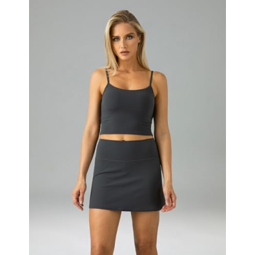 Colorfulkoala Women's Dreamlux Tennis Skort - High Waisted Style