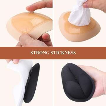 BALIWELL Silicone Breast Lift Insert Pads for Confidence