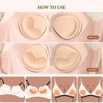 BALIWELL Silicone Breast Lift Insert Pads for Confidence