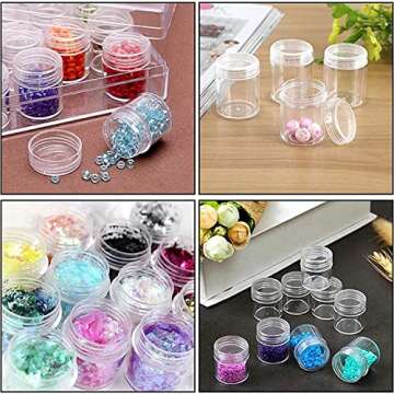 120 Slot Diamond Painting Storage Containers,Diamond Painting Accessories Storage Case,5D Diamond Painting Tools DIY Art Craft Jewelry Beads Rhinestones Organizer Box