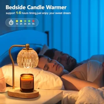 Fozanski Vintage Candle Warmer Lamp with Dimmer and Timer