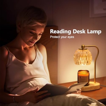 Fozanski Vintage Candle Warmer Lamp with Dimmer and Timer