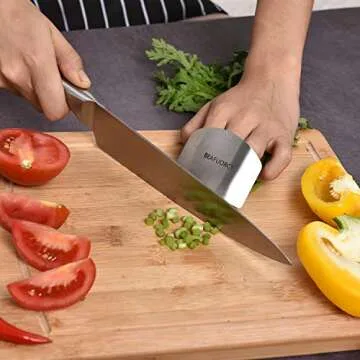 High-Quality Stainless Steel Knife Set with Sharpening