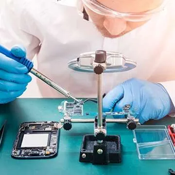 Mandala Crafts Lead Free Solder Wire with Solder Flux - 100g 1.5mm Rosin Core Solder for Electronics - Ag0.3 Cu0.7 Sn99 SAC Tin Soldering Wire for Stained Glass Electrical PCB