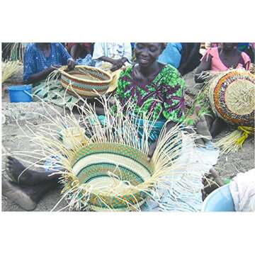 Unique Ghana Mini Market Baskets Perfect for Both Home & Gifts