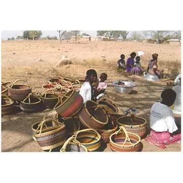 Unique Ghana Mini Market Baskets Perfect for Both Home & Gifts