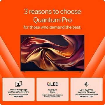 VIZIO Quantum Pro 65" 4K QLED Smart TV 120Hz Features