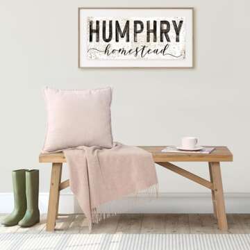 Sawmill Long Wood Bench, 43" Farmhouse Entryway Bench for Living Dining Room, Rustic Entry Way Benches Seat, Solid Wood, Handcraft Finshed, Natural