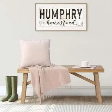 Sawmill Long Wood Bench, 43" Farmhouse Entryway Bench for Living Dining Room, Rustic Entry Way Benches Seat, Solid Wood, Handcraft Finshed, Natural