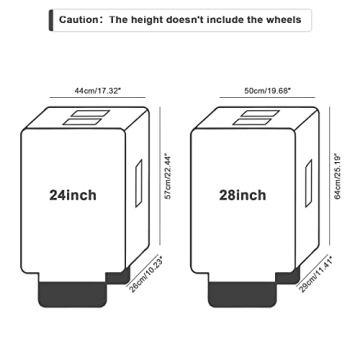 Durable GigabitBest Luggage Cover for Ideal Protection