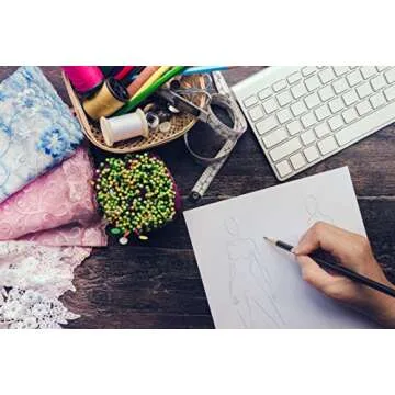 Fashion Sketchbook Figure Template: 430 Large Female Figure Template for Easily Sketching Your Fashion Design Styles and Building Your Portfolio