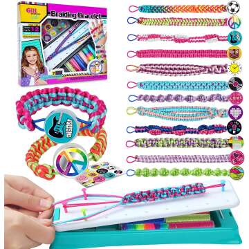 GILI Friendship Bracelet Making Kit - DIY Jewelry Craft for Kids