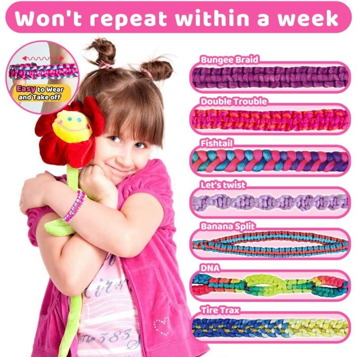 GILI DIY Friendship Bracelet Making Kit for Kids