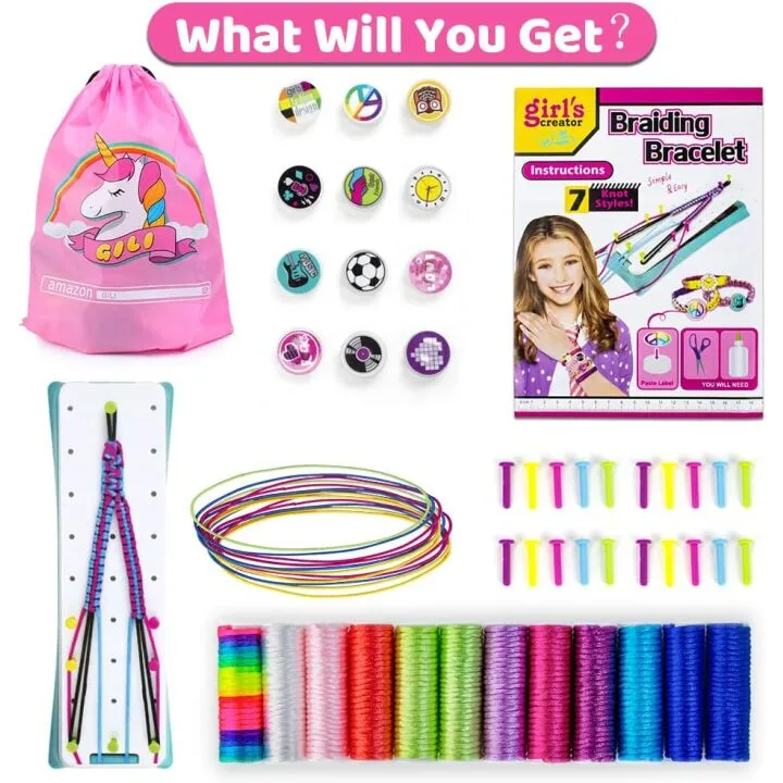 GILI DIY Friendship Bracelet Making Kit for Kids