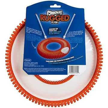 Chuckit! Rugged Flyer Dog Toy for Durable Fetch Fun