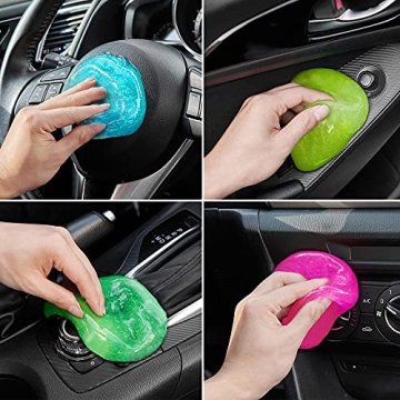 FiveJoy Car Cleaning Gel - 4-Pack Eco-Friendly Cleaning Putty