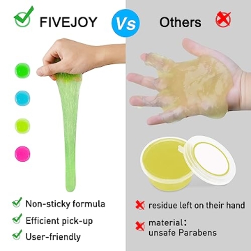 FiveJoy Car Cleaning Gel Eco-Friendly 4-Pack