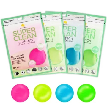 FiveJoy Car Cleaning Gel Eco-Friendly 4-Pack