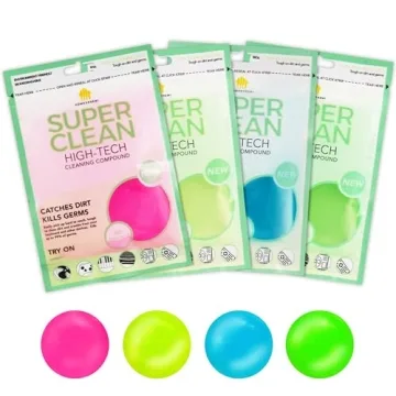 FiveJoy Car Cleaning Gel Eco-Friendly 4-Pack