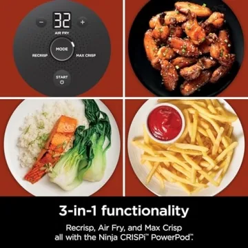 Ninja Crispi 3-in-1 Compact Air Fryer for Healthy Cooking