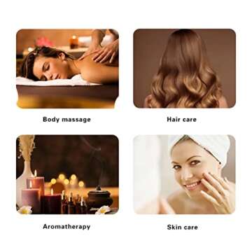 Seastone Natural Fractionated Coconut Oil - Natural Relaxing Massage Oil, Liquid Carrier Oil for Diluting Essential Oils - Skin, Lip, Body & Hair Oil Moisturizer & Softener - 16 fl oz