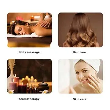 Seastone Natural Fractionated Coconut Oil - Natural Relaxing Massage Oil, Liquid Carrier Oil for Diluting Essential Oils - Skin, Lip, Body & Hair Oil Moisturizer & Softener - 16 fl oz