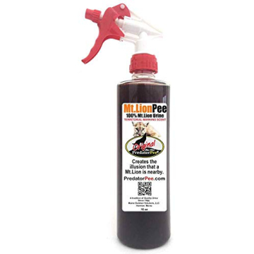 PredatorPee 100% Mountain Lion Urine - Ultimate Wildlife Repellent - 16 oz