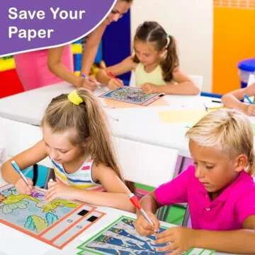 Ufmarine Dry Erase Pockets - Reusable Educational Sleeves