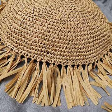 Homesunshine Pillow Cover Boho Pillowcase Crochet Throw Pillow Covers Fringe Brown Cushion Cover Rustic Home Decor Throw Pillow Cover 18x18 INCH