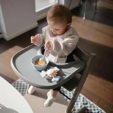 mushie Sunshine Suction Spinner Toy | Toddler Sensory Toys for Bath & Play