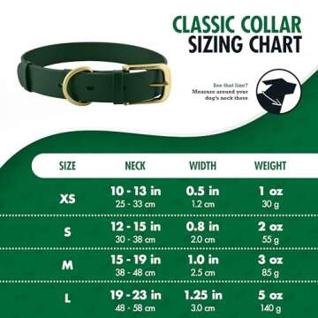 Tuff Pupper Classic Heavy Duty Dog Collar | 10x Stronger Than Leather | 100% Waterproof & Odor Proof Dog Collar | Tough Rust-Proof All Metal Hardware