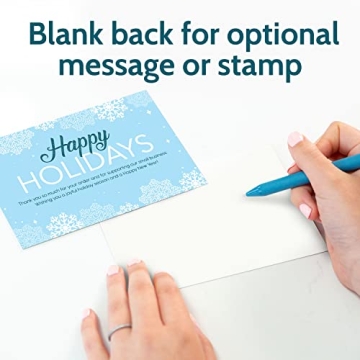 T MARIE 50 Holiday Thank You Cards For Small Business