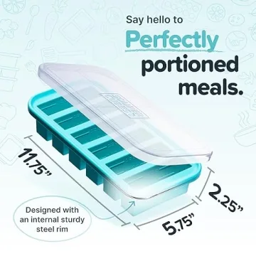 Souper Cubes 1/2 Cup Silicone Freezer Mold for Easy Meal Prep