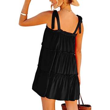 Deerose Stylish Square Neck Sundress for Summer Fun