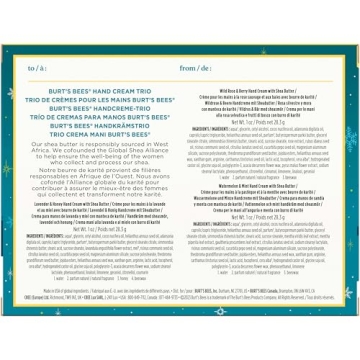 Burt's Bees Hand Cream Trio for Christmas Gifts