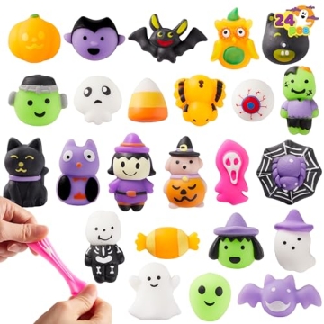 JOYIN Halloween Mochi Squishy Toy Kit for Kids Fun