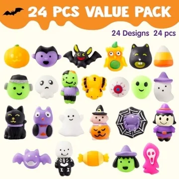 JOYIN Halloween Mochi Squishy Toy Kit for Kids Fun
