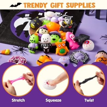 JOYIN Halloween Mochi Squishy Toy Kit for Kids Fun
