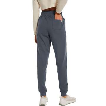 HOdo Womens Tall Fleece Joggers with Pockets