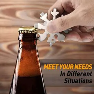 18-in-1 Snowflake Multitool for Men - Ultimate Gadget