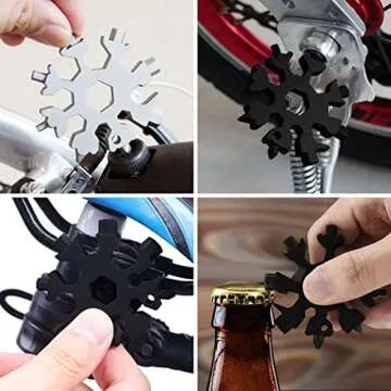 18-in-1 Snowflake Multitool for Men - Ultimate Gadget