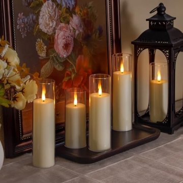 Yeelida Flameless Candles with Remote & Timer - Elegance Redefined