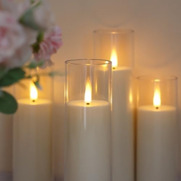 Yeelida Flameless Candles with Remote & Timer - Elegance Redefined